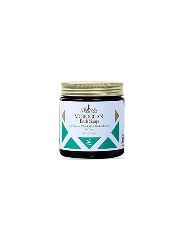 Africana NPC - Africana npc moroccan bath soap with natural olive oil and herbal extract - 300g - Image 1