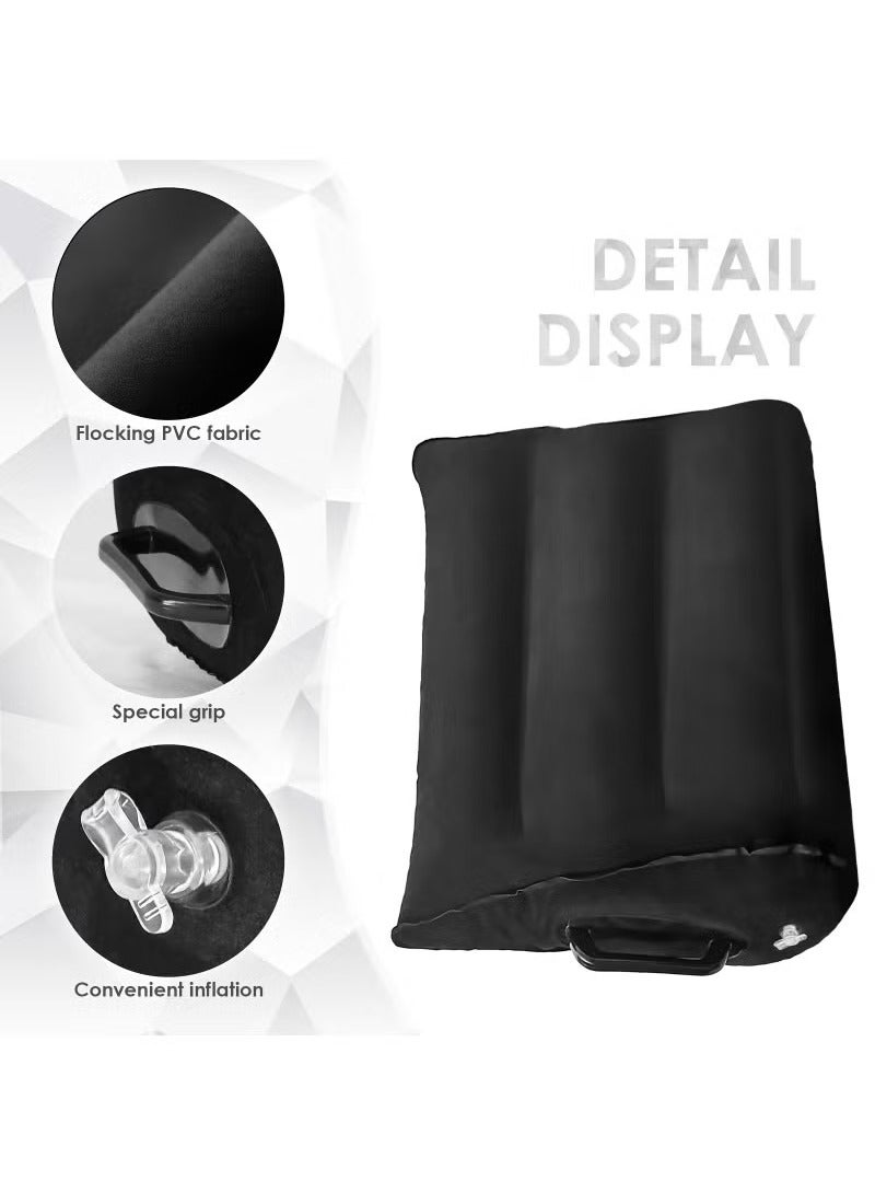 يو إل اتش واي سي وسادة وضع الساق، وسادة قابلة للنفخ للأزواج، وسادة محمولة، وسادة نوم، أريكة سرير لرفع الساق، تخييم السفر - Image 2