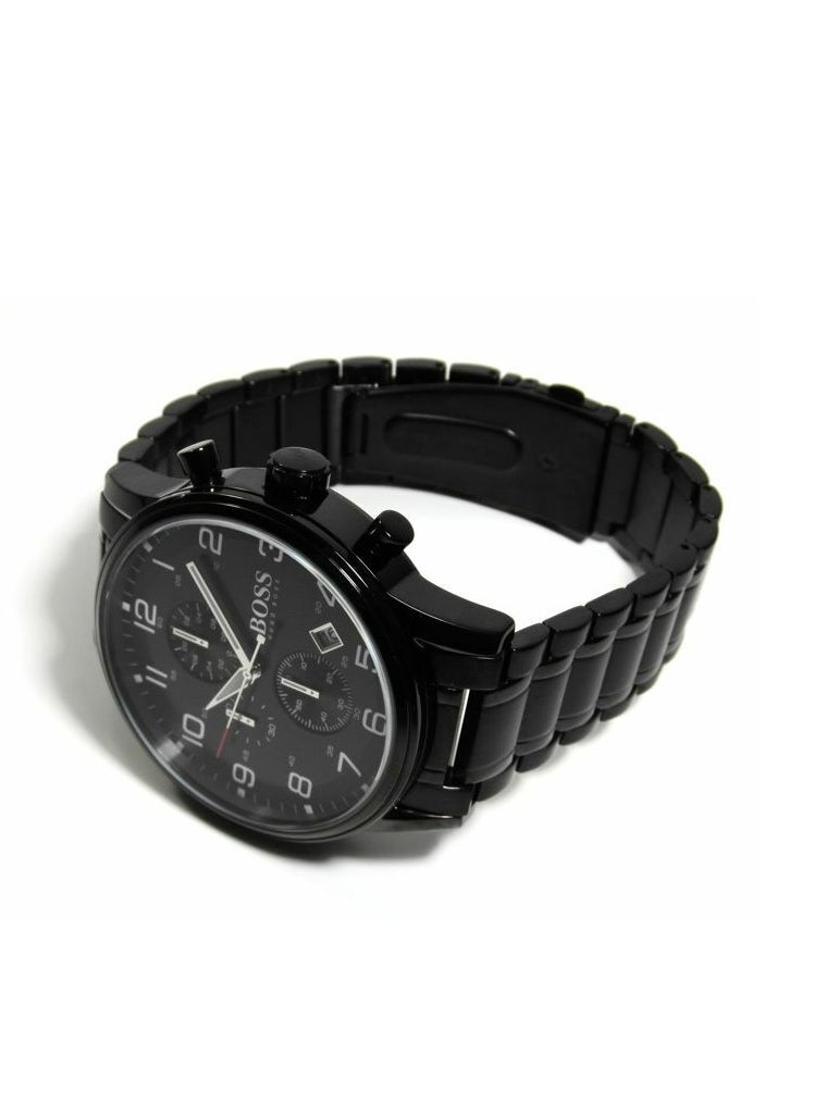 HUGO by Hugo Boss - Black Mens Hugo Boss Aeroliner Chronograph Watch - HB1513180 - Image 1