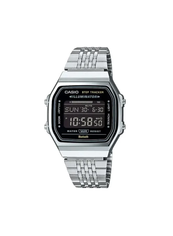 CASIO Unisex Stainless Steel Digital Watch ABL-100WE-1BDF - 37.9 mm