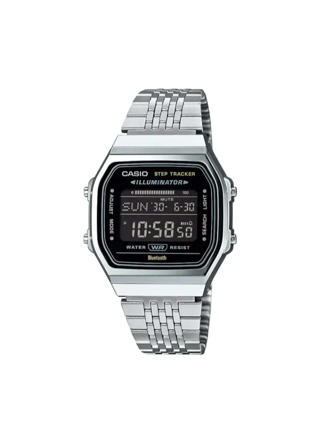 CASIO Unisex Stainless Steel Digital Watch ABL-100WE-1BDF - 37.9 mm