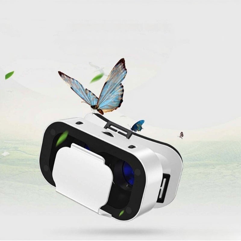 سماعات الرؤية الافتراضية (VR): متوافقة مع الهواتف بحجم شاشة قابل للتعديل من 4.7 إلى 6 بوصة، إطار خفيف الوزن من البوليسترين الأكريليك (ABS)، مجال رؤية بزاوية 85 درجة - قناع من البولي يوريثين (PU) مريح وينفث، تعديل عدسة مستقل، نظارات VR ثلاثية الأبعاد لألعاب الفيديو ومشاهدة الأفلام ثلاثية الأبعاد - Image 4