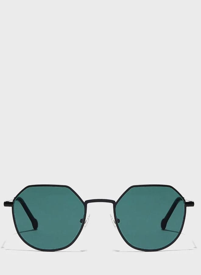 30Sundays Turn Up Round Sunglasses