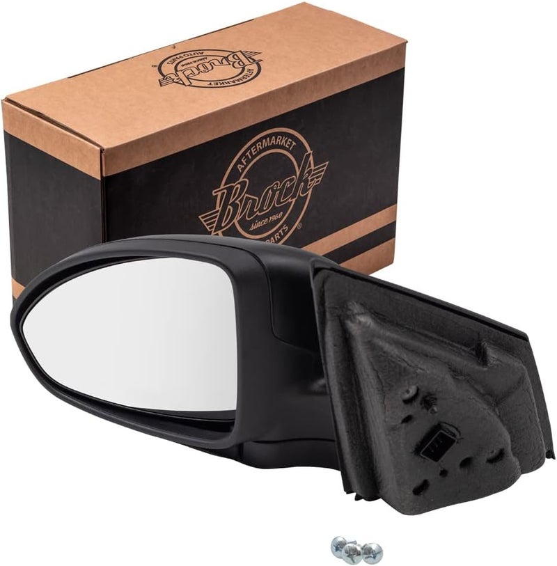 Brock Replacement Driver Power Side Door Mirror - Textured Black for 2011-2015 Cruze & 2016 Cruze Limited - Image 1