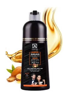 Cecilia Speedy Hair Color Shampoo Natural Black Argan Cecilia 420 mil  - Image 3