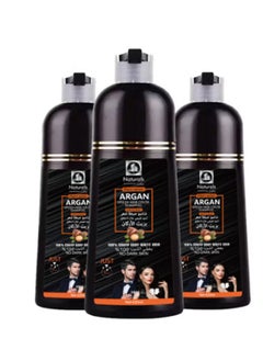 Cecilia Speedy Hair Color Shampoo Natural Black Argan Cecilia 420 mil  - Image 5