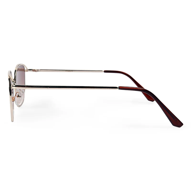 Woggles UV- Protected  Golden Hexagonal Sunglasses