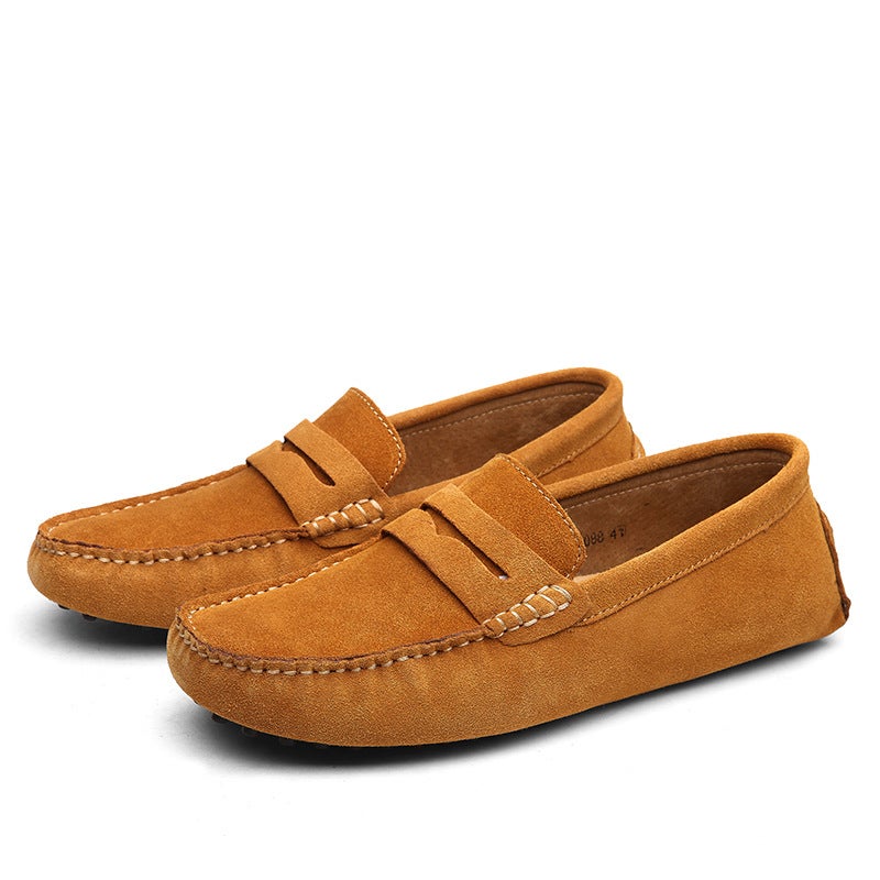 2024 Autumn Tourism Outdoor Leisure Size 38-49 Standard Leather Shoes Size A Generation Of Hair - Image 4