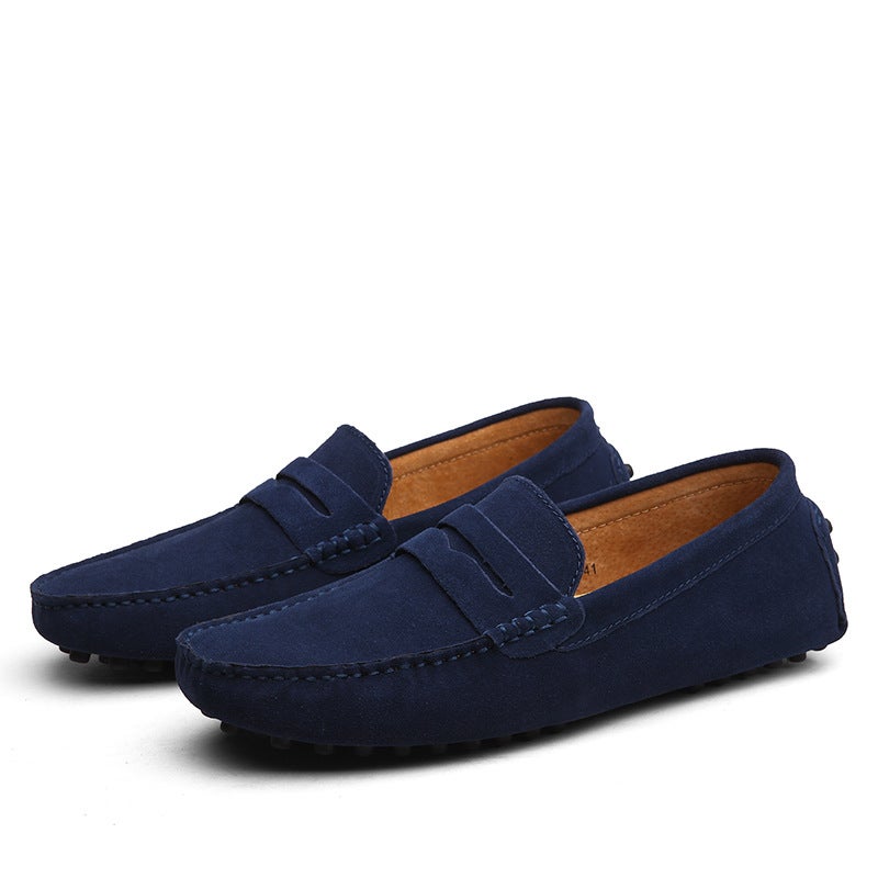 2024 Autumn Tourism Outdoor Leisure Size 38-49 Standard Leather Shoes Size A Generation Of Hair - Image 1