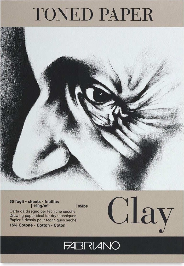 A4 Toned Paper Clay Sketch Block 120 Gram 50 Sheets Clay Color