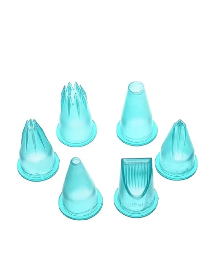 Generic Silicone Decorating Bag with 6 Tips  - Image 2
