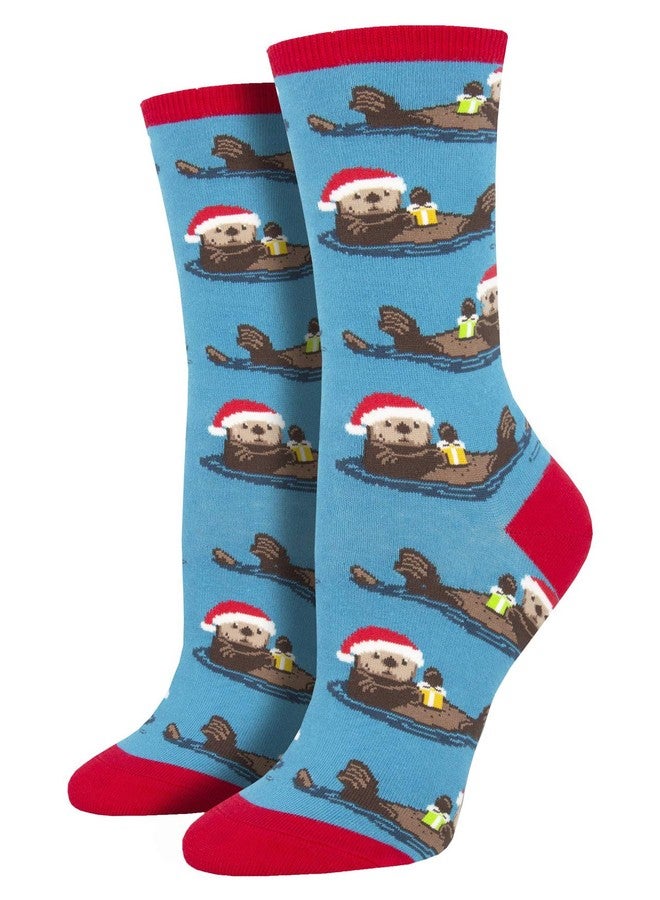 Otterly Merry Women's Crew Socks