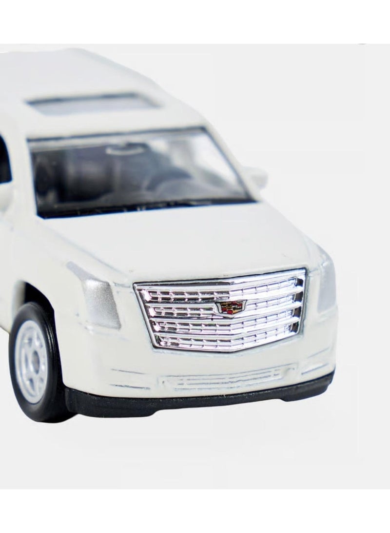 ويلي كاديلاك إسكاليد 2017 مصبوبة بمقياس 1:60 - سيارة رياضية متعددة الاستخدامات بيضاء للأطفال وهواة الجمع - Image 4