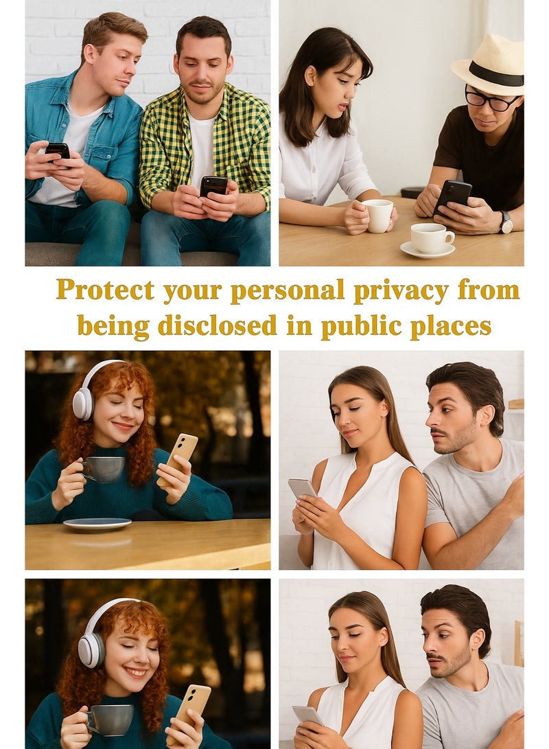 Privacy (Anti-Peeping) Screen Protector for iPhone 13 / iPhone 13 Pro / iPhone 14 – Full Privacy Protection with ESD Feature - Image 5