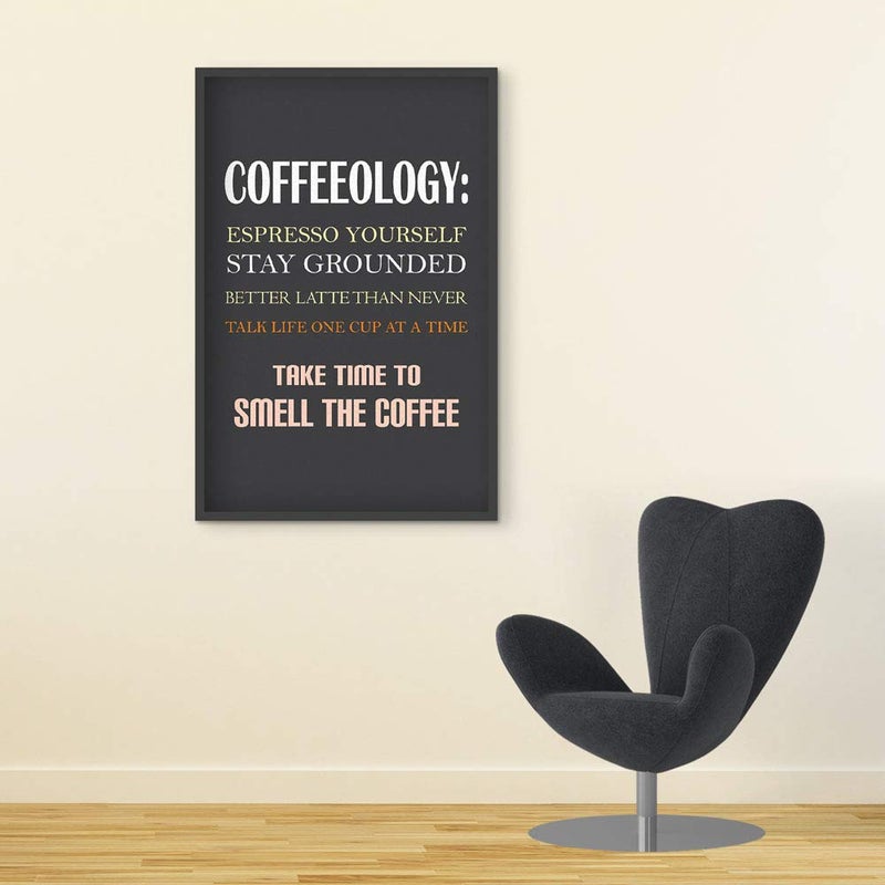Inephos Coffeeology Coffee Poster Print (Size: 8 inch X 12 inch, Framed, Laminated Print) - Image 5