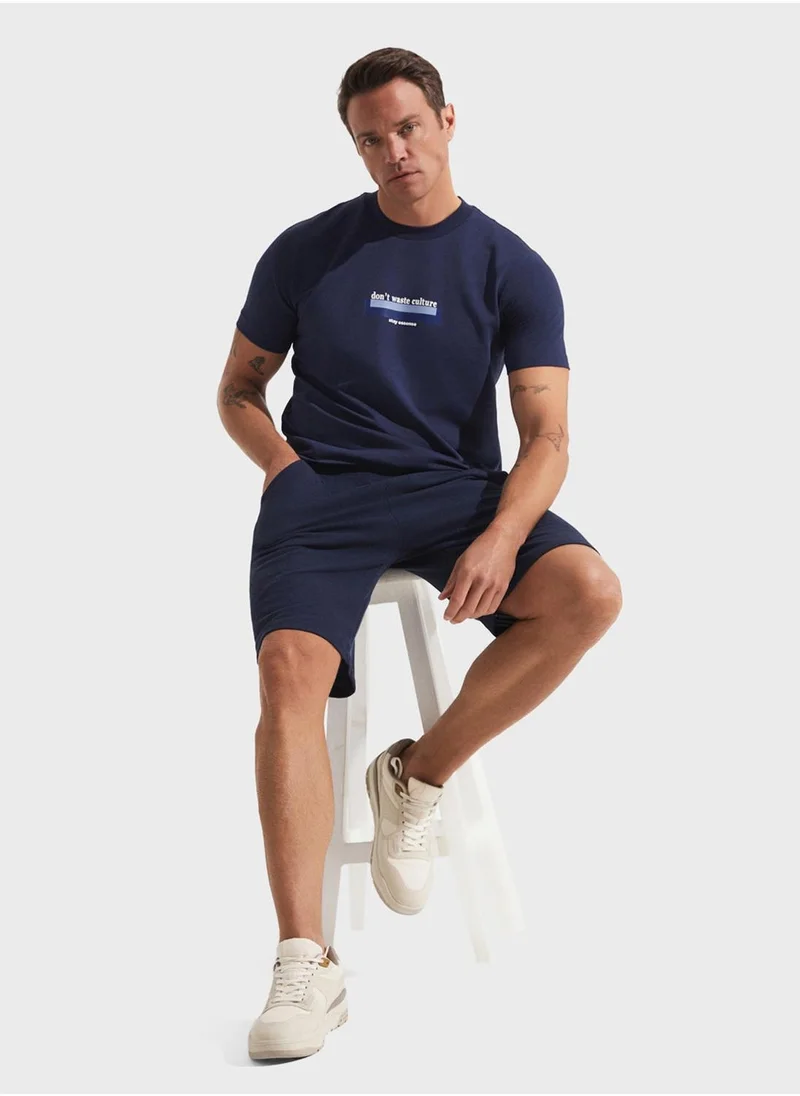JUNE Essential Pique Shorts