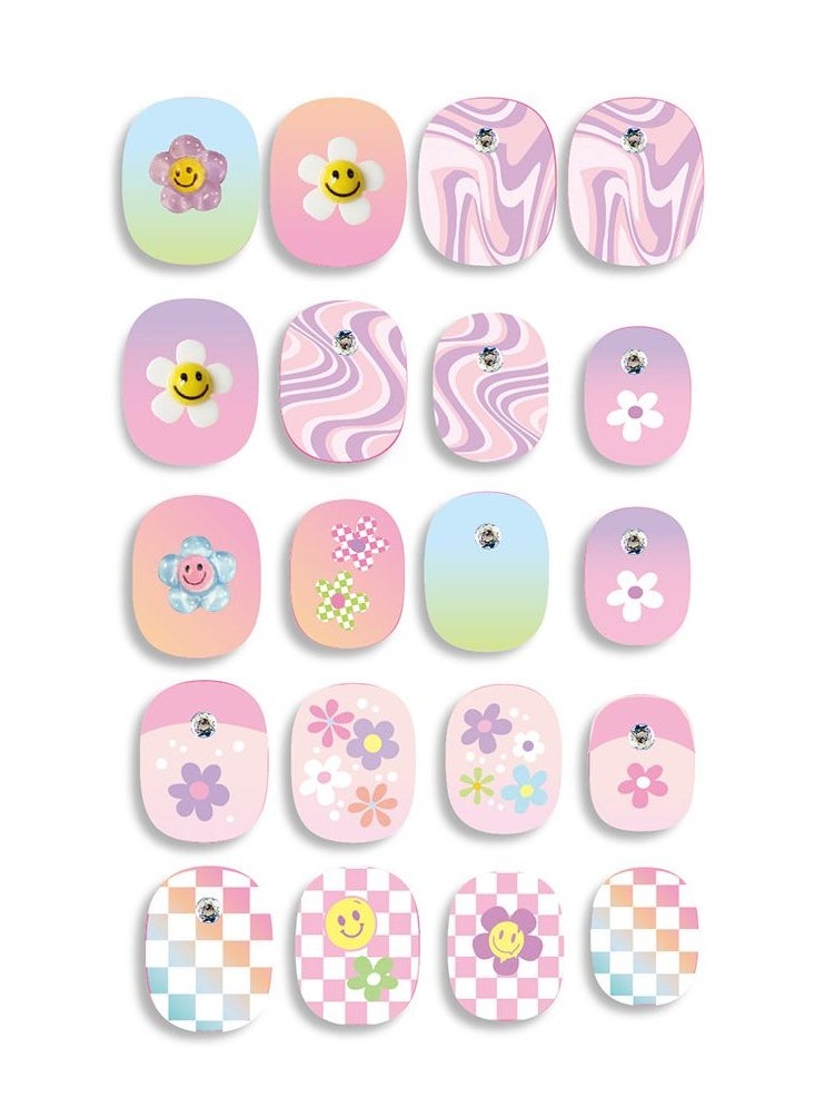 Hot Focus Hot Focus Groovy Flower Groovy Nails  - Image 2