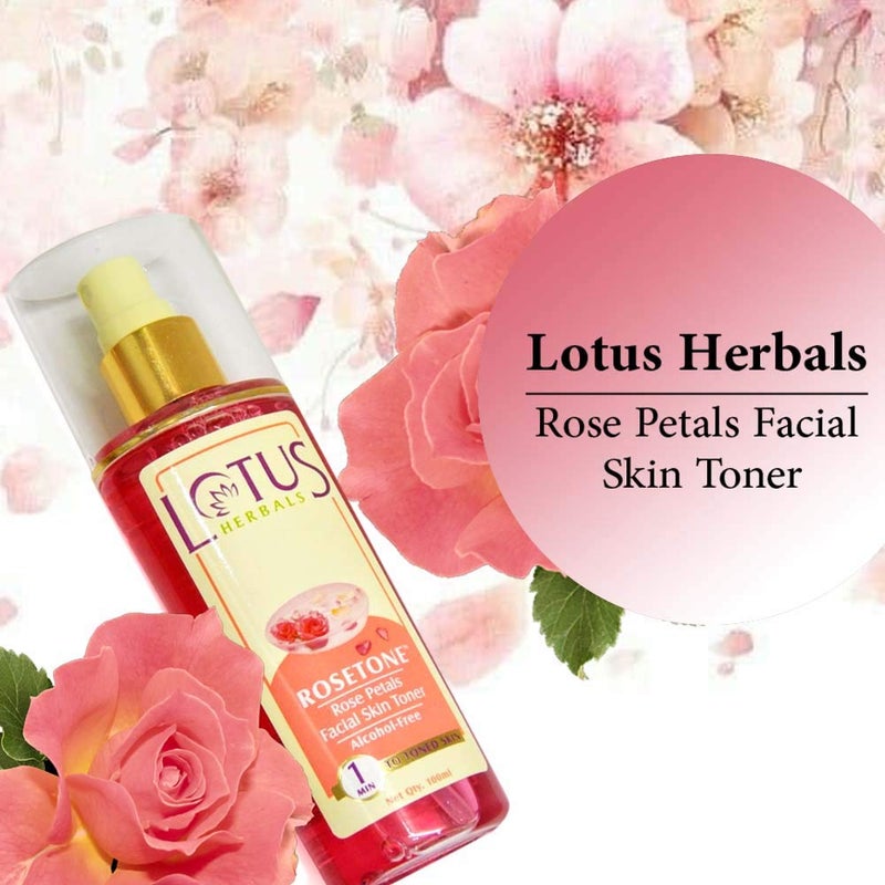 LOTUS HERBALS Lotus Herbals Rosetone Rose Petals Facial Skin Toner  100 ml  - Image 2