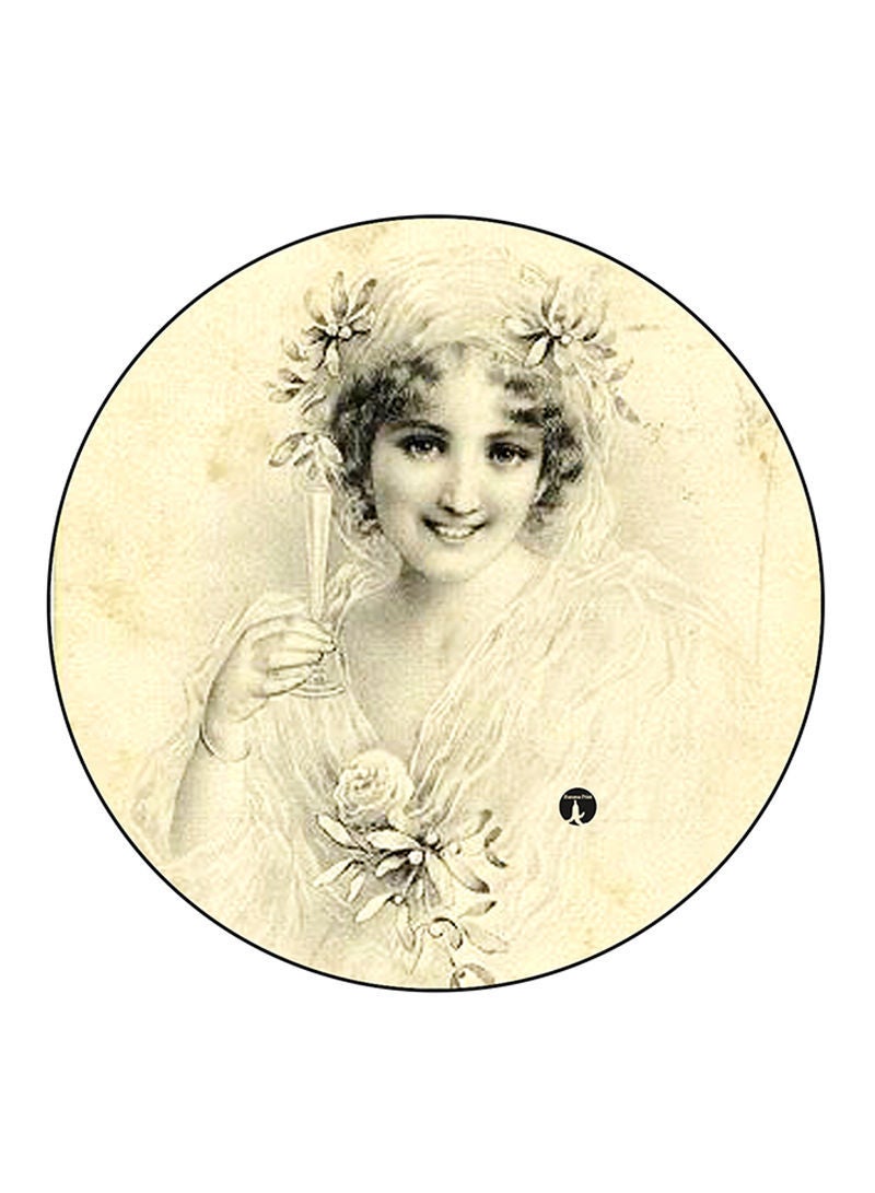 RKN Vintage Art Printed Fridge Magnet  Multicolour - Image 1