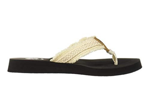 Yellow Box Fianni Flip-Flop, Cream, 8 M US - Image 5