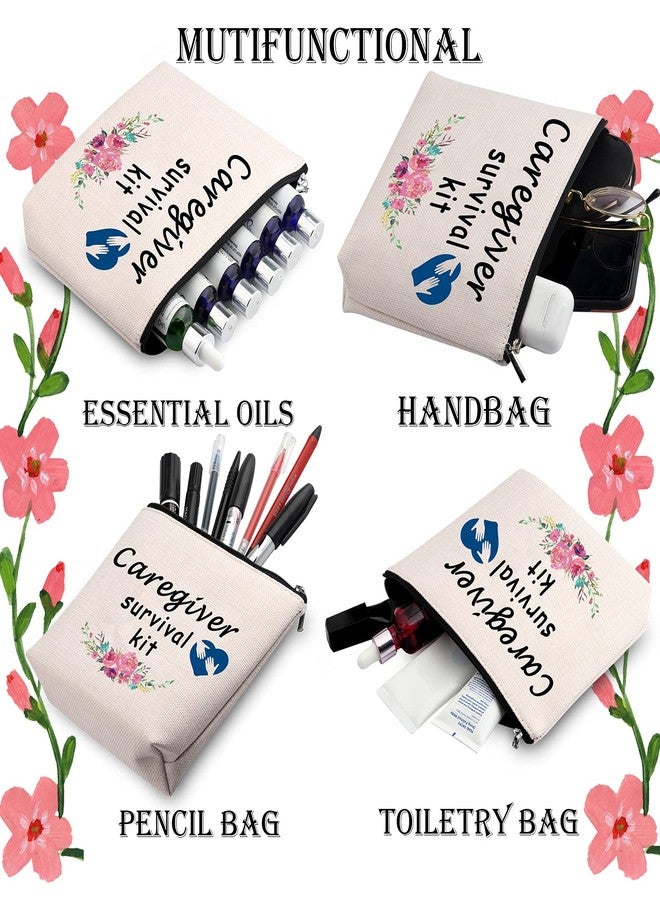 حقيبة مكياج مزودة بسحاب من WCGXKO، هدية مثالية لمربيات الأطفال وممرضات دور الحضانة (مستلزمات رعاية الأطفال). - Image 4