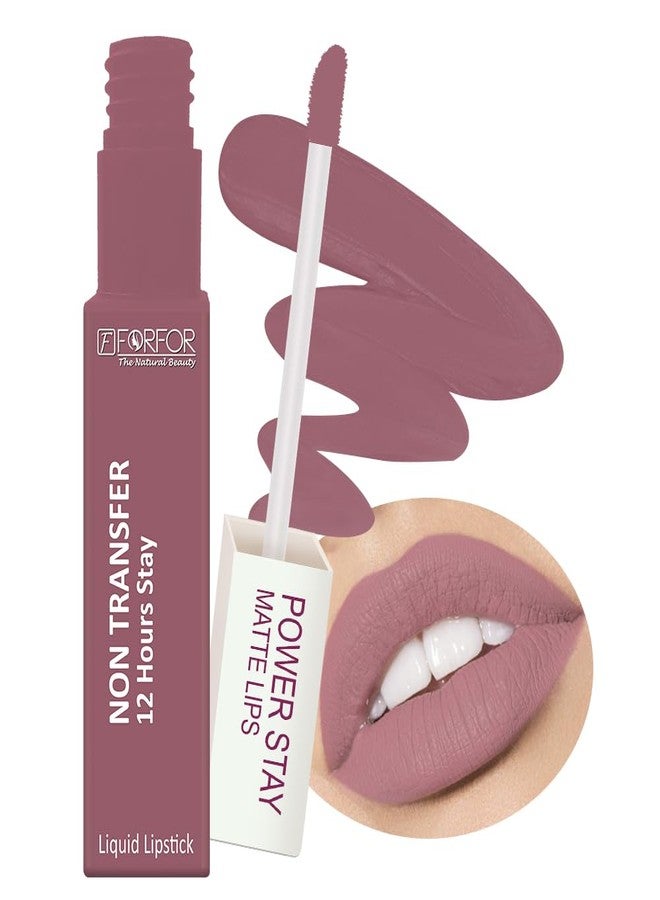 FORFOR Power Stay Long Last Matte Lipstick - Waterproof (12 hrs stay) (FF_Power Stay23) - Image 3