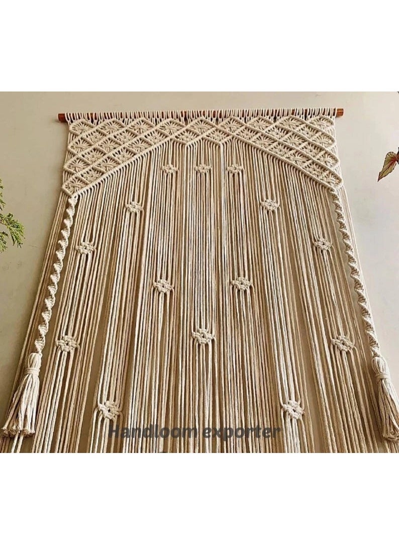 انتيكيانو ستارة مكرمية كبيرة مصنوعة يدويًا - Image 2