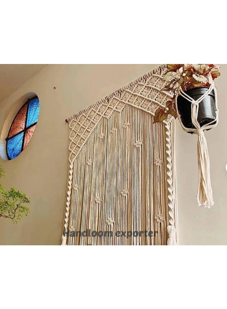 انتيكيانو ستارة مكرمية كبيرة مصنوعة يدويًا - Image 3