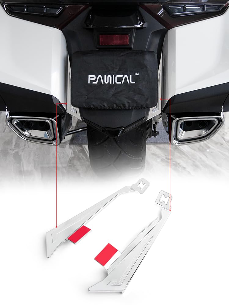 Panical Chrome Rear Fender Fill Bar Strip Trim Mudguard Extender for Honda Gold Wing GL1800 GL1800B F6B 20182023 Motorcycle ABS