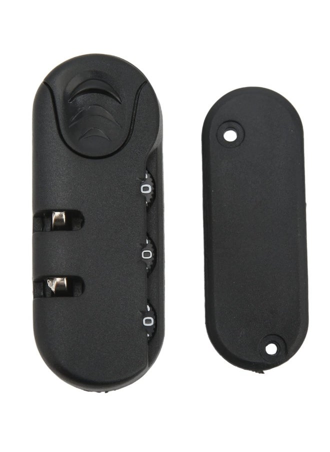 Luggage Password Lock, 3 Digit Password High Security Frosted Texture Replacement Code Combination Travel Luggage Lock for Suitcases, Travel Cases, Tool Boxes(4 PCS)