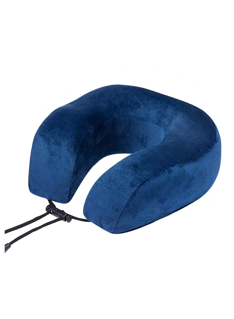 TANGBLIB Elevated Memory Foam Travel Neck Pillow Medical Neck Support Pillow Ideal for Reading and Sleeping During Long Travel and Flight  - Image 1