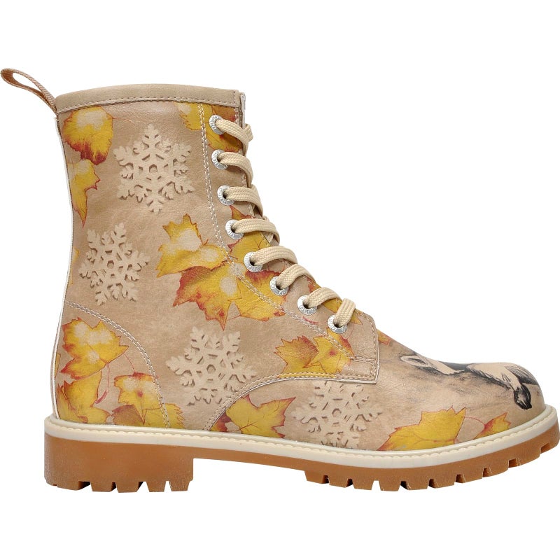 DOGO Long Boots for Women â€“ Vegan Leather and Unique Design Womens Winter Boots, Raccoon - Image 3