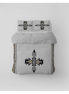 SHATTA 3 Piece Printed Comforter Set King Size 240x 220 cm -Multicolour  - Image 2