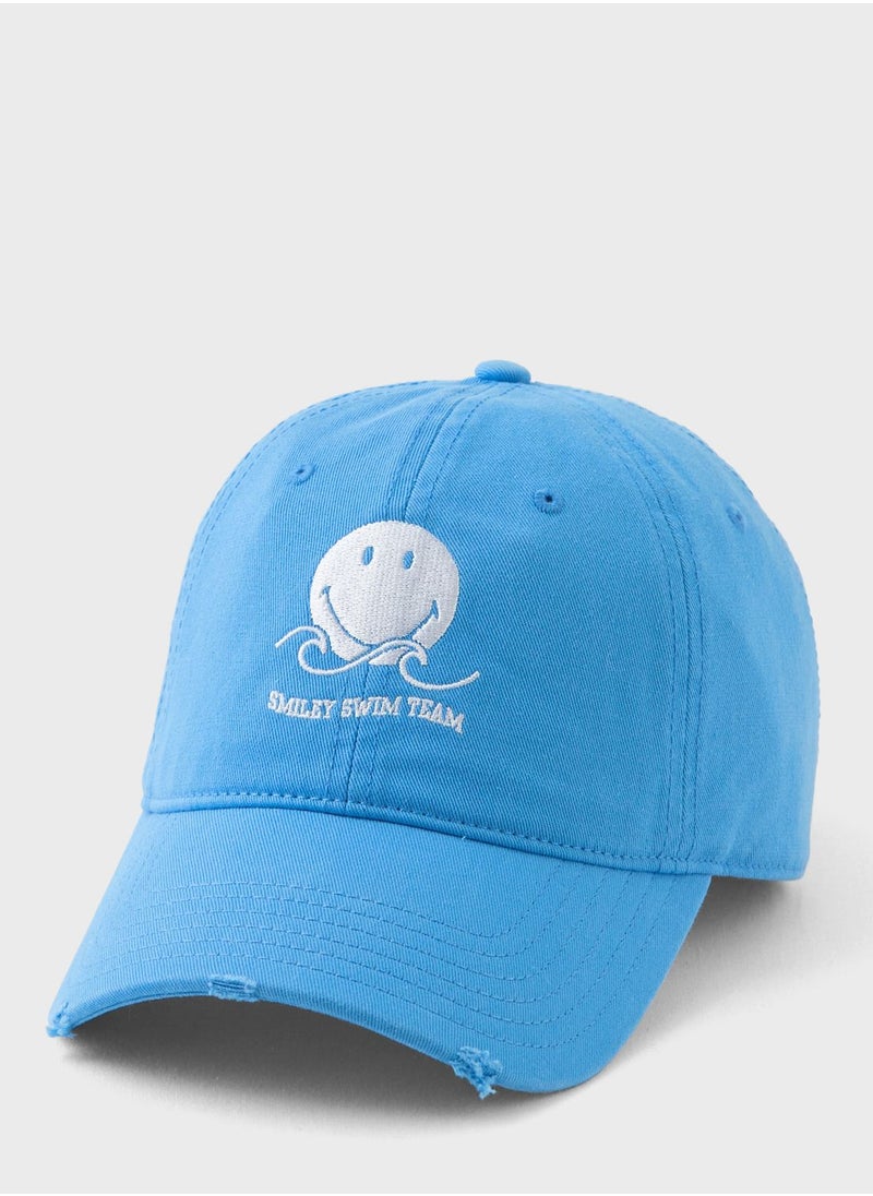 American Eagle - Graphic Print Curved Peak Cap - Image 1