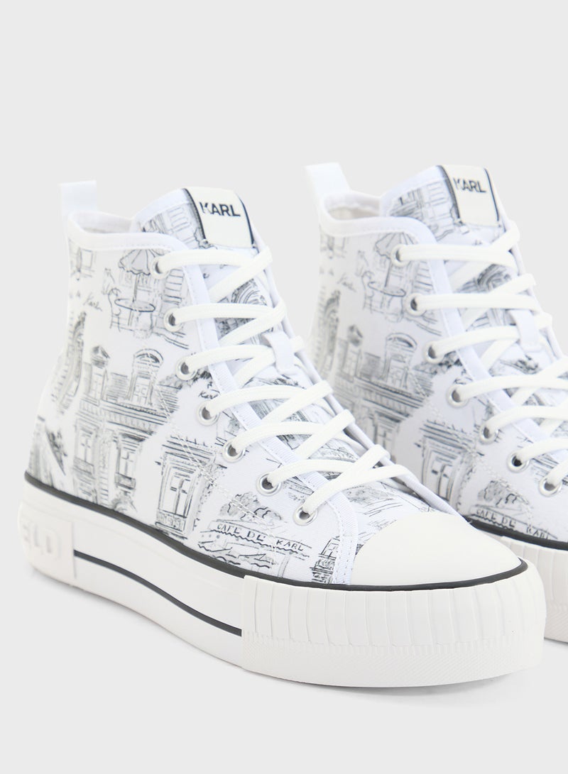 Karl Lagerfeld KAMPUS MAX  Jorge Parra Print Sneakers  - Image 4