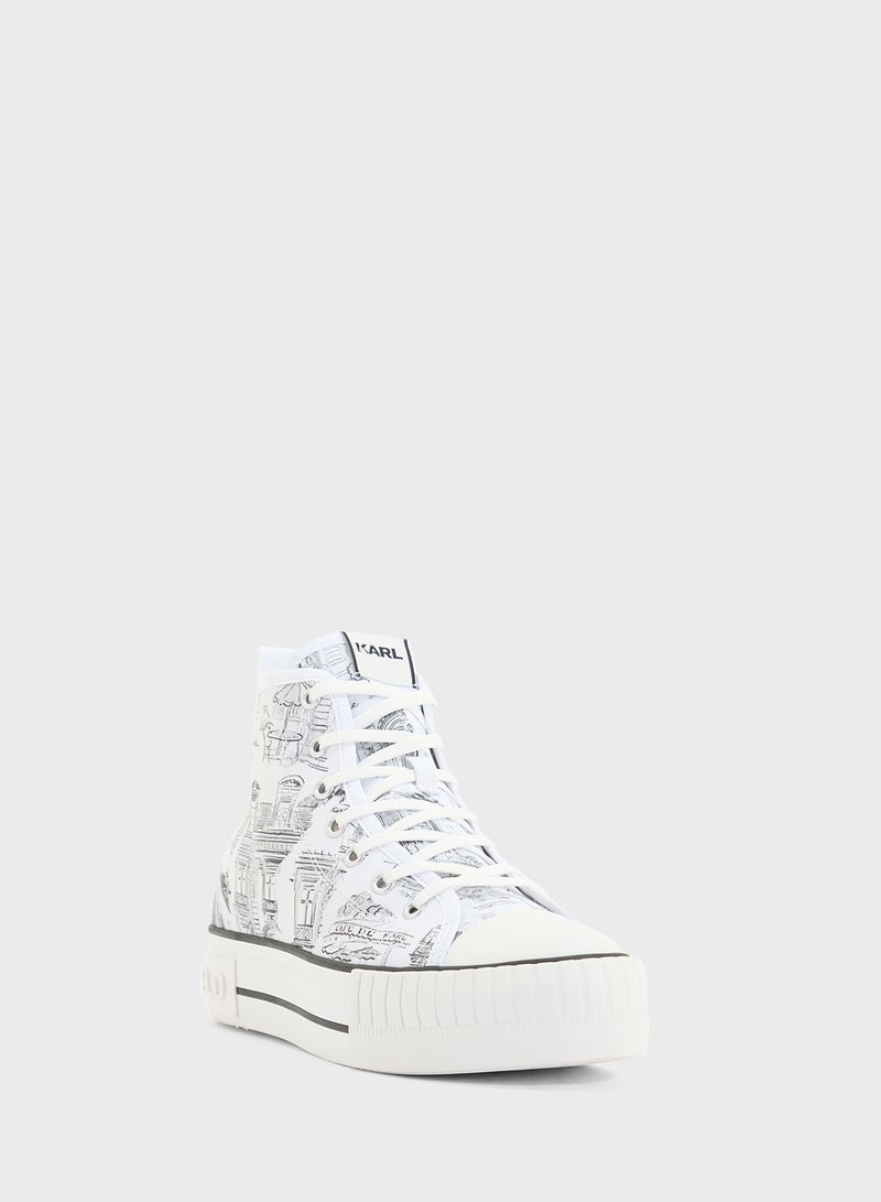 Karl Lagerfeld KAMPUS MAX  Jorge Parra Print Sneakers  - Image 3