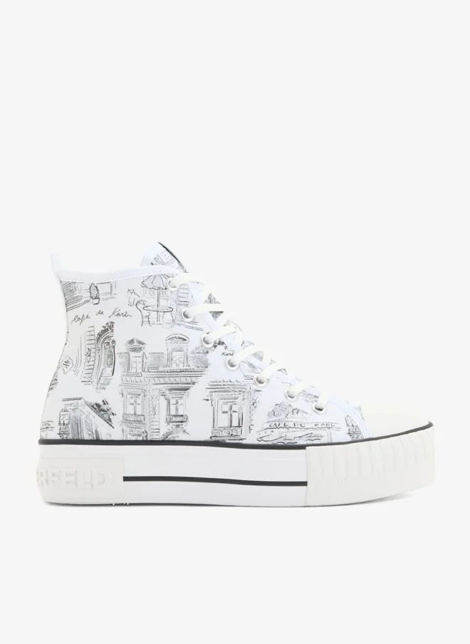 Karl Lagerfeld KAMPUS MAX  Jorge Parra Print Sneakers