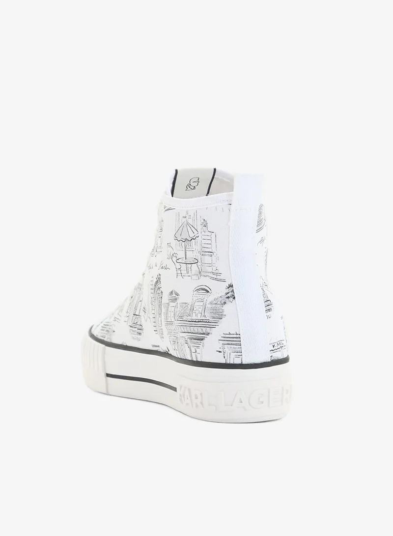 Karl Lagerfeld KAMPUS MAX  Jorge Parra Print Sneakers