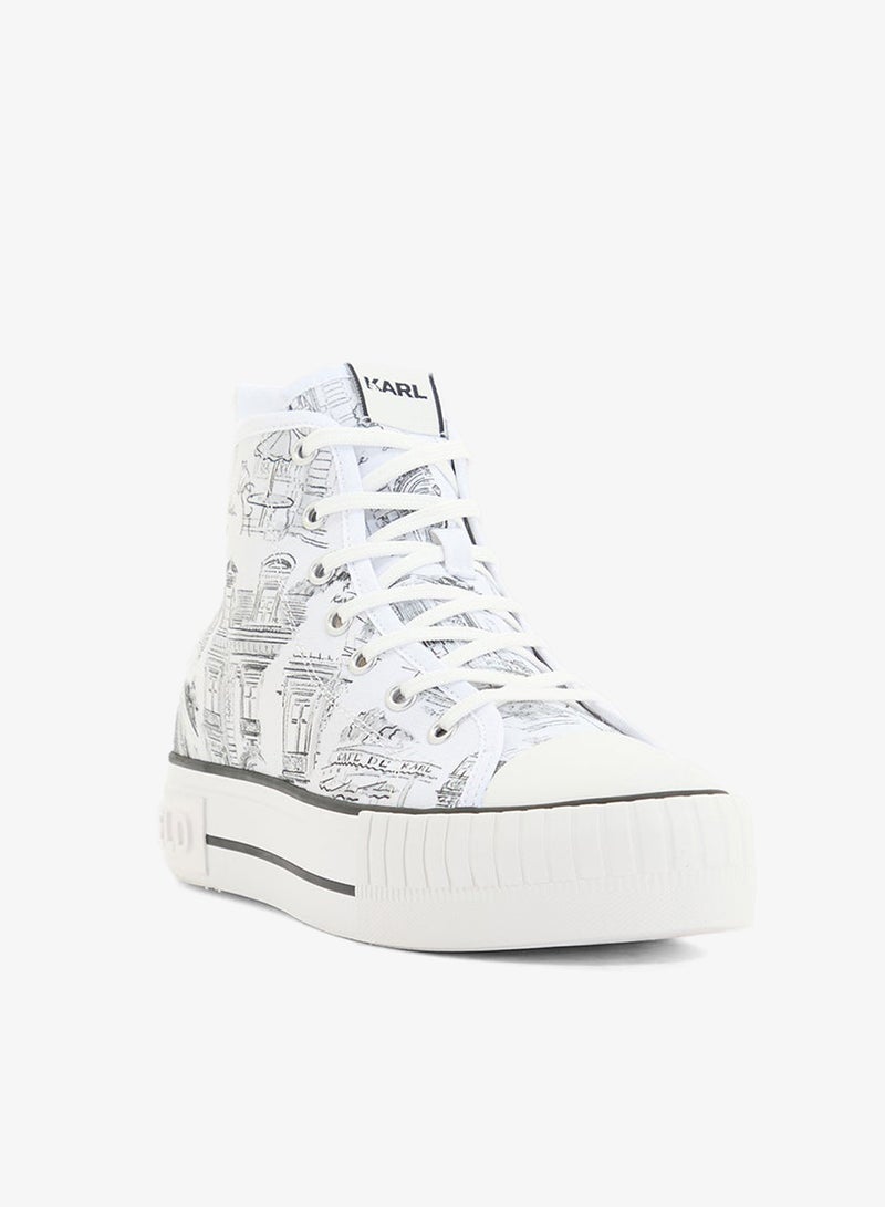 Karl Lagerfeld KAMPUS MAX  Jorge Parra Print Sneakers - Image 3