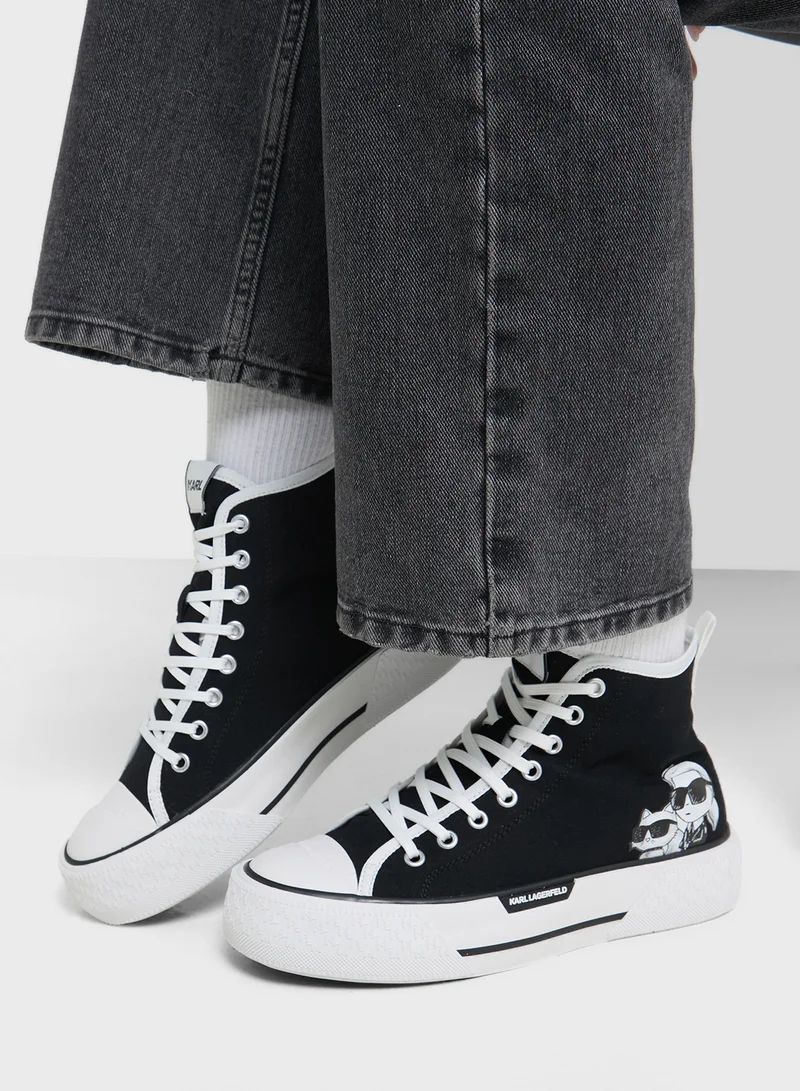 Karl Lagerfeld  KAMPUS MAX  Jorge Parra Print Sneakers for Women | Best Price UAE