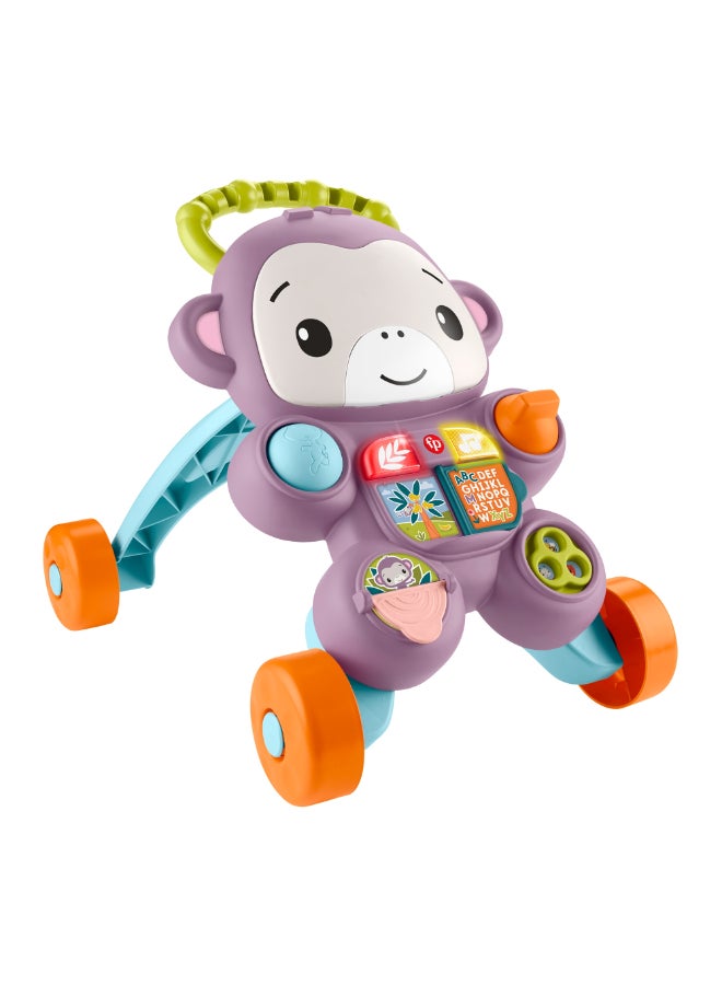 Fisher-Price Fisher Price Learn with me Purple Monkey Walker - Image 1