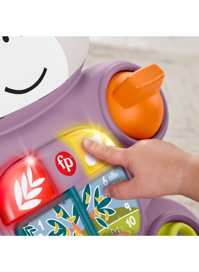 Fisher-Price Fisher Price Learn with me Purple Monkey Walker - Image 4