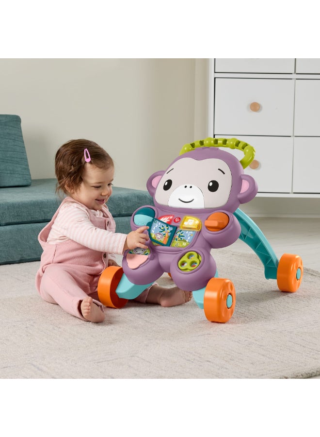 Fisher-Price Fisher Price Learn with me Purple Monkey Walker - Image 3