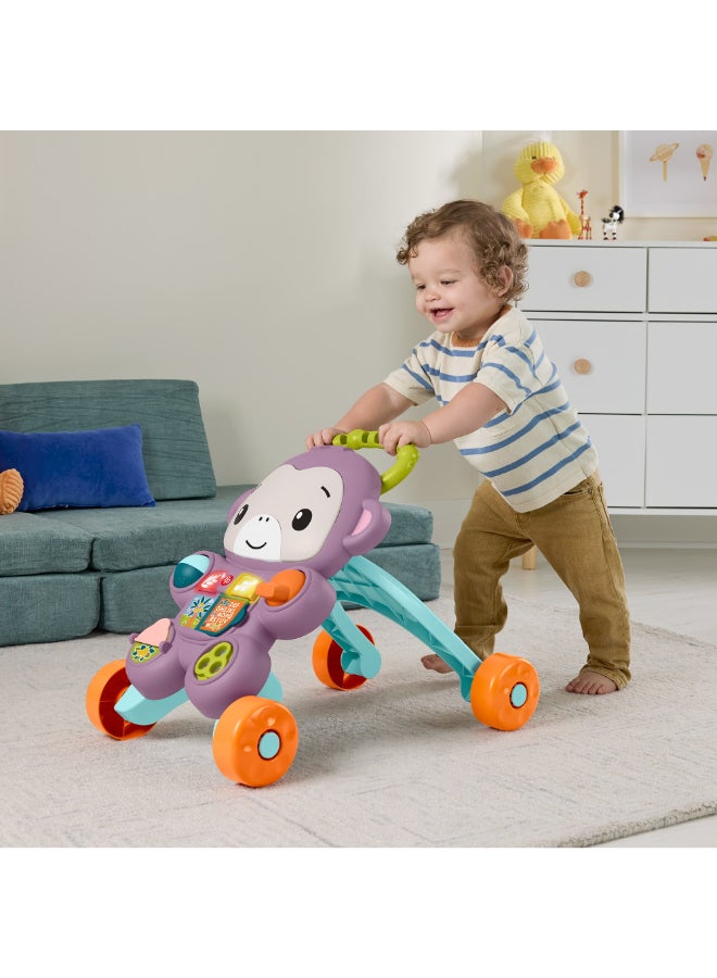 Fisher-Price Fisher Price Learn with me Purple Monkey Walker - Image 2
