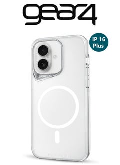iPhone 16 Plus Back cover, original and strong clear protective case, shock-resistant case with a protrusion around the camera, pure and high-clarity iPhone cover made of high-quality materials.