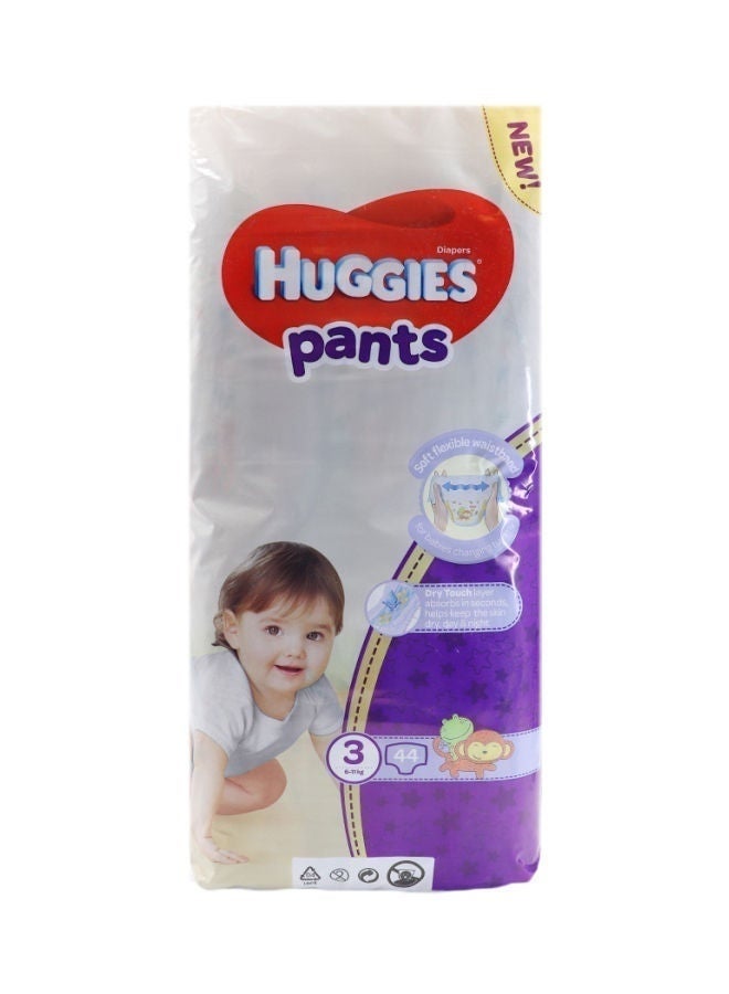 HUGGIES Dry Touch Diaper Pants, 6-11kg - 44 Count