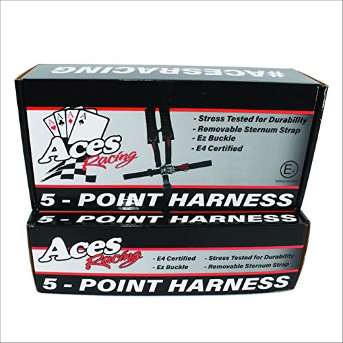 AAAA Aces Racing Aces Racing 5 Point Harness With 2 Inch Padding E4 Certified (Blue) - Image 3