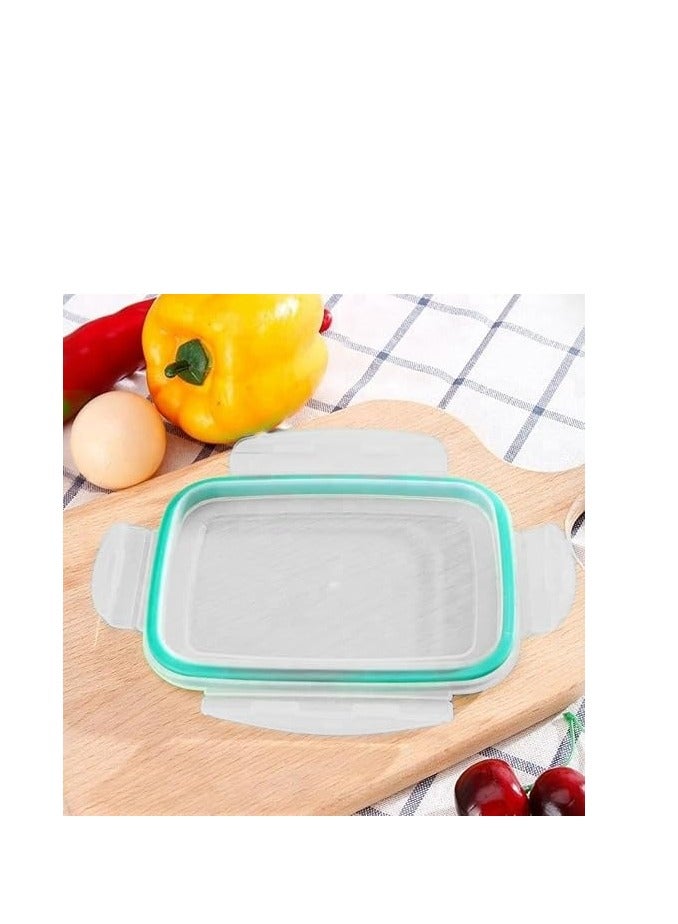 علبة ثلاجة من الستانلس ستيل بغطاء محكم – سعة كبيرة 550 مل - Image 2