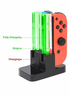 KASTWAVE Charging Dock Compatible with Nintendo Switch for Joy-Con/OLED Model Controller with Lamppost LED Indication Charger Stand Station Compatible with Joy-Cons for Switch Small Handle Color Charger  - Image 4
