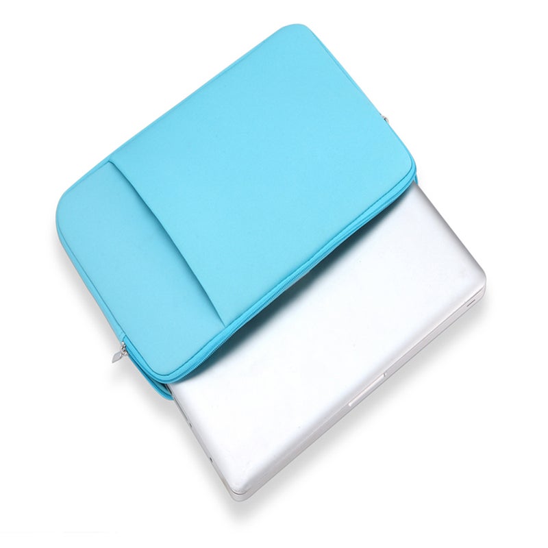 غلاف لابتوب B2015 حقيبة ملطفة مُغلفة بز퍼 ناعم، حجم 15 بوصة، بديل لحقيبات لابتوب MacBook Air و Pro وألطوبيات أنيقة، لون رمادي - Image 4
